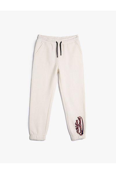 Koton Jogger Sweatpants with Pocket Tie Waist Draper