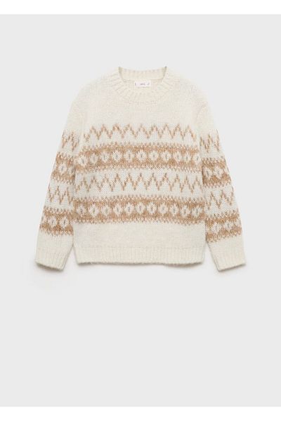MANGO Kids Pulover Jacquard