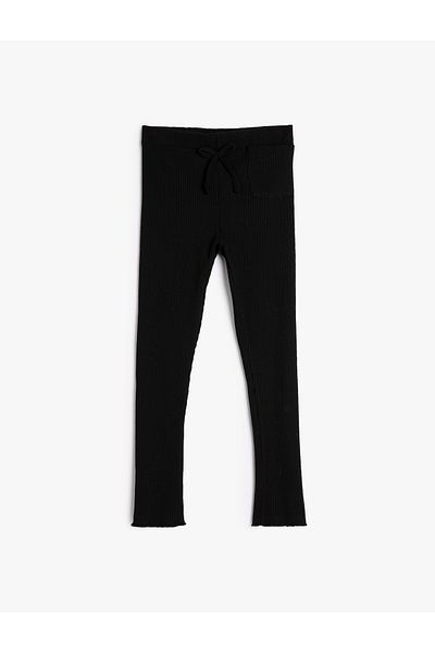 Koton Basic Leggings Camisole with Bow and Pocket Detail
