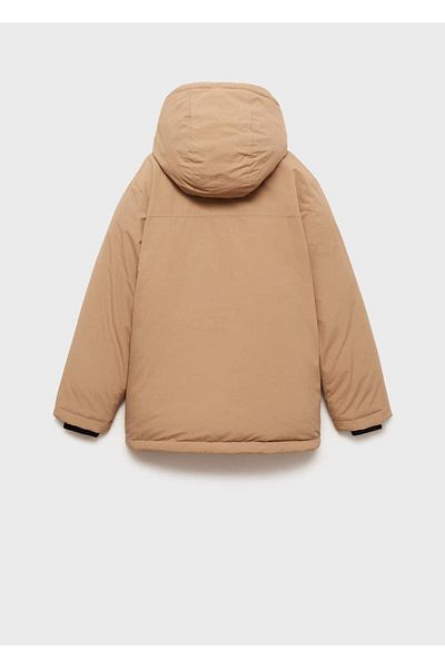 MANGO Kids Anorak με κουκούλα και τσέπη