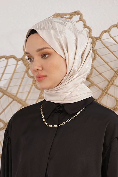 Loryan Scarf Jacquard Shawl - Retro Flush Jacquard Shawl 4261