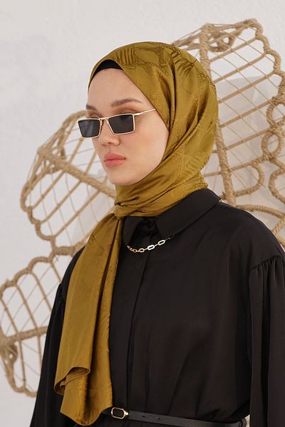 Loryan Scarf Jacquard Scarf - Retro Flush Jacquard Scarf 4262
