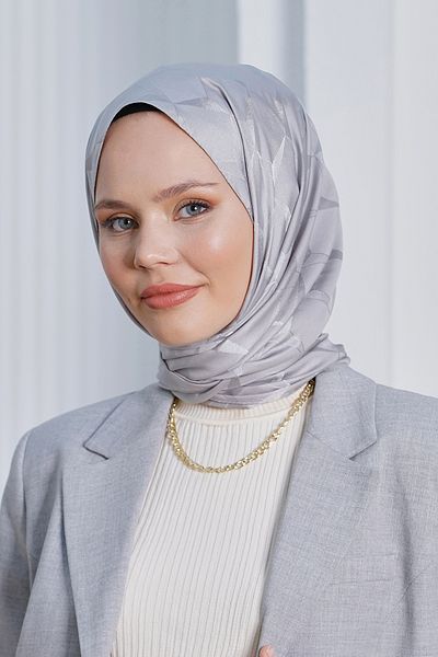 Loryan Scarf Jacquard Shawl - Cupra Flausch Jacquard Shawl 4290