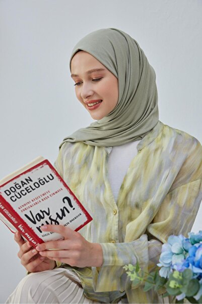 Şalland Green Combed Cotton Shawl