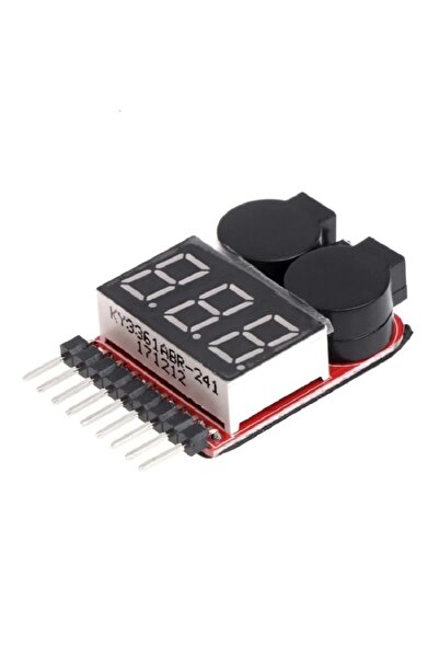 CNL 1-8s Lipo Li-ion Battery Voltaj Test Ve Alarm Modülü
