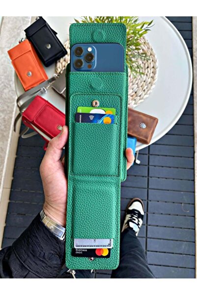 WATCHOFROYAL Luısa Yeşil Askılı Telefon Çantası