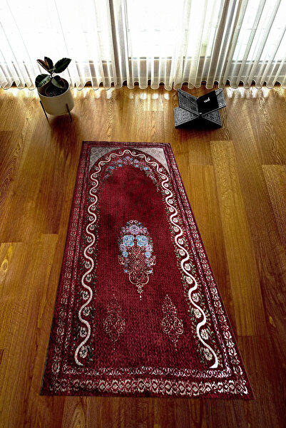 Viyana Home Digital Printed Non-Slip Base Washable Dowry Gift Prayer Mat Prayer Rug