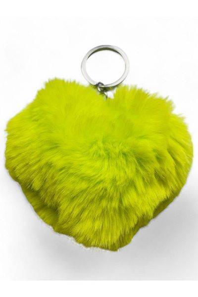 GALATA GIFT Breloc inimă de pluș, pufos, moale, breloc cadou pentru iubita, accesoriu ornament pentru geantă