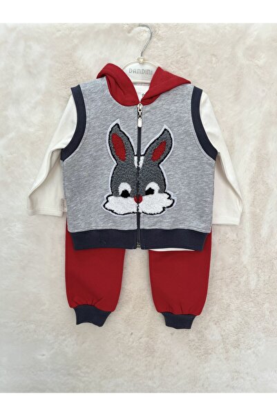 Dandini Yelekli Üçlü Takım