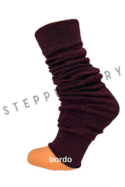 STEPPE BERRY Burgundy Modern Woolen Leggings
