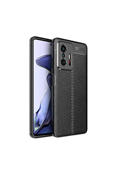 Techaks حافظة Mi 11T 5G غطاء زور نيس سيليكون - أسود