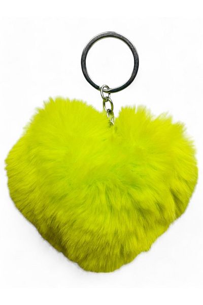 GALATA GIFT Breloc inimă de pluș, pufos, moale, breloc cadou pentru iubita, accesoriu ornament pentru geantă