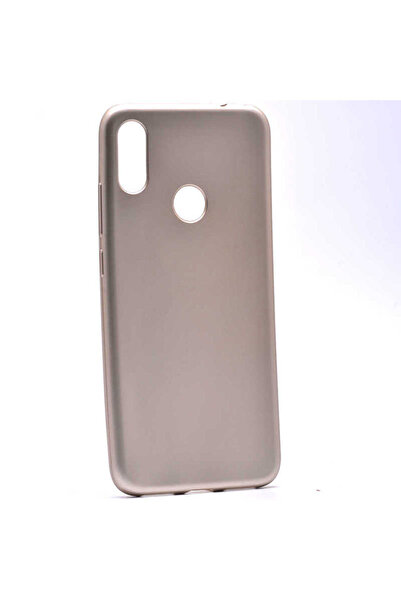 Techaks Redmi Note 7 Case Zore Premier Silicone Cover - Gold