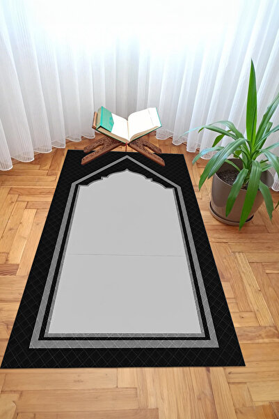 Viyana Home Digital Printed Non-Slip Base Washable Dowry Gift Prayer Mat Pray...