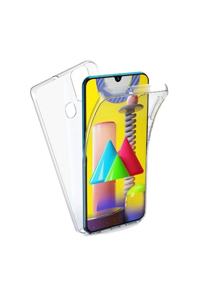 kilifone حافظة متوافقة مع هاتف Galaxy M21 360 درجة حماية كاملة من الأمام والخ...