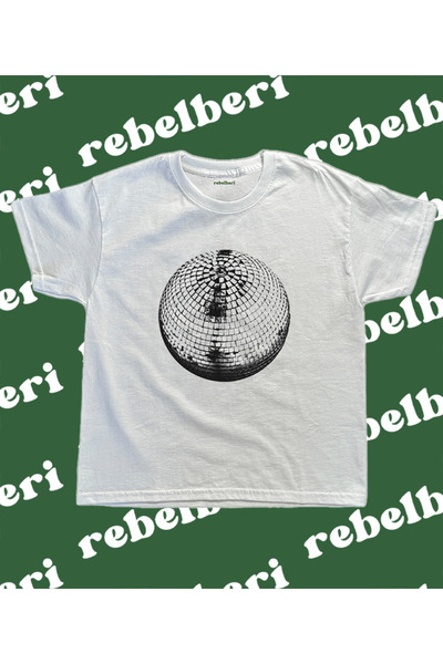 rebelberi تي شيرت ديسكو بيبي - الجرونج Y2K Fairycore، 100% قطن