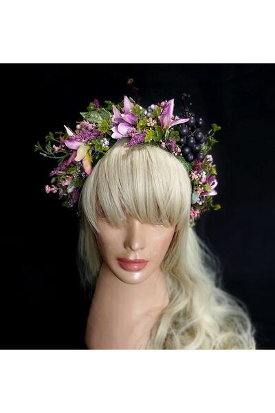 HA&NA تاج الزهور، تاج الزفاف، تاج وصيفة العروس، تاج الأمومة، تاج الحناء، تاج ...