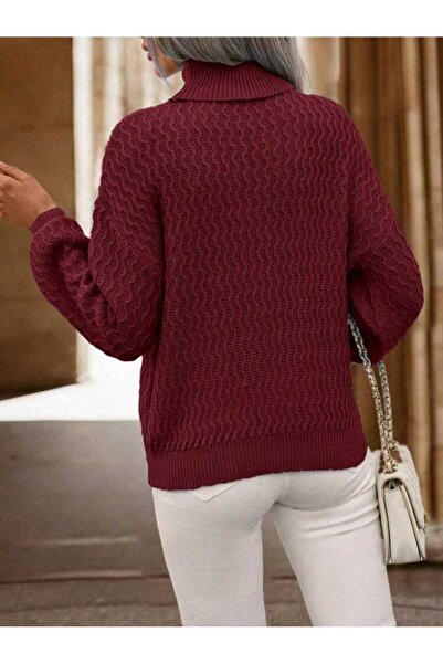 Bracha Πλεκτό πουλόβερ με σχέδιο ζακάρ με πλήρες λαιμό