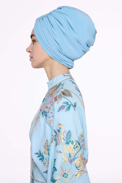 miha Hicran Önal Blue Handled Design Bonnet
