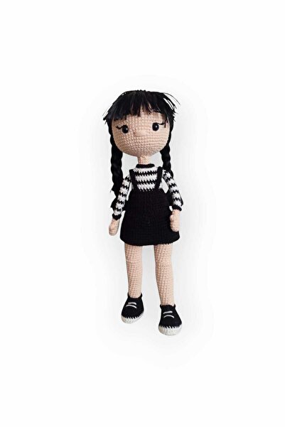 Wednesdaay Amigurumi El Örgüsü Oyuncak El Yapımı Hediyelik Oyuncak