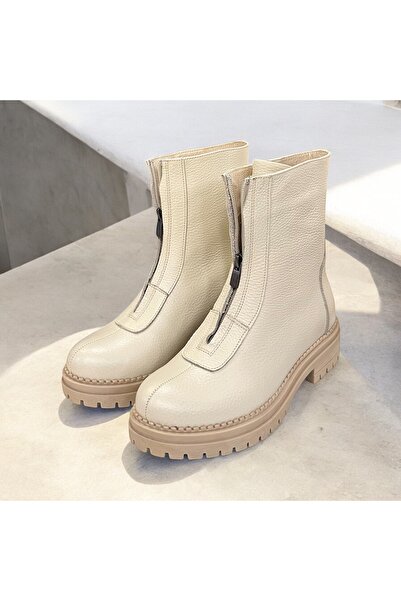 runa shoes cizme din piele naturală cu fermoar frontal