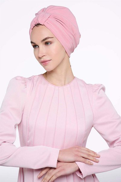miha Hicran Önal Pink Short Handled Design Bonnet