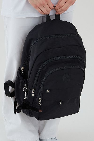 Rosso Collina Σακίδιο ταξιδιού Unisex Crinkle Μαύρο μεγάλου μεγέθους - Πολλαπλών τμημάτων, Αδιάβροχο