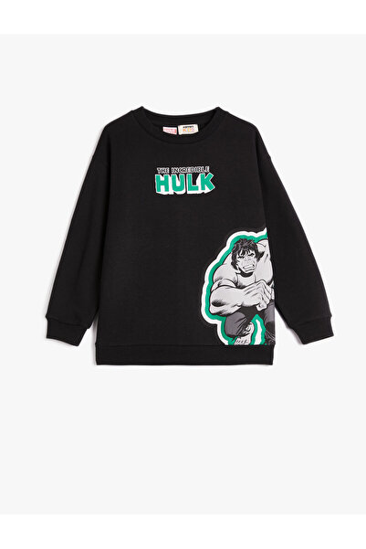 Koton Φούτερ Hulk με άδεια πληρώματος με λαιμόκοψη με μακρύ μανίκι