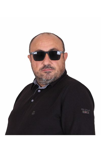 MocGrande Ανδρικός ιδρώτας Polo Neck Plus Size - 24409 ΜΑΥΡΟ
