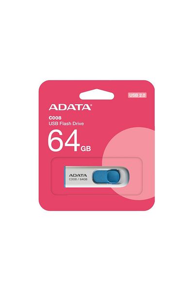 Adata C008-64gb USB 2.0 Classic - White Memory (64gb)