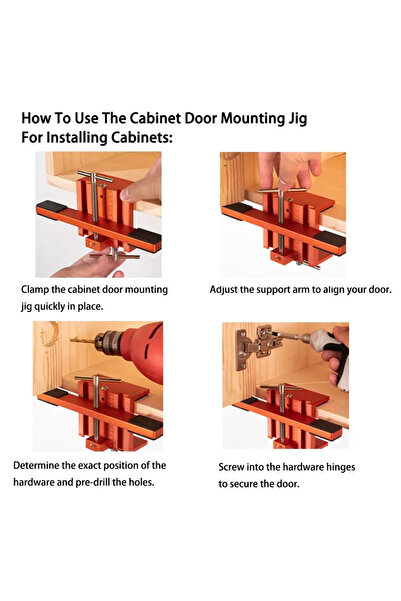 BGA Carpenter Jig Cabinet Covers Assembly Guide Ruler Drawer Door Assembly Guide