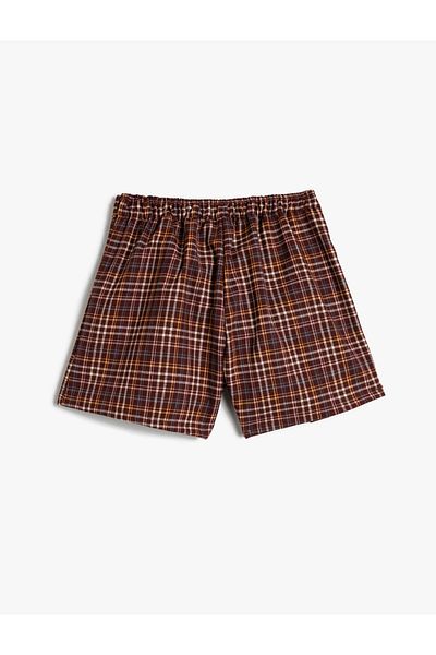 Koton Schnallen-Plissee-Shortsrock – elastische Taille