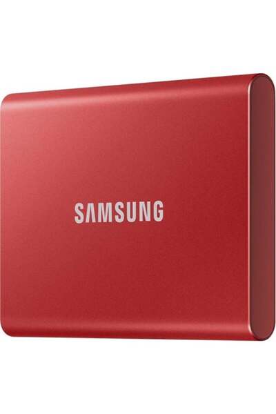 Samsung 1TB T7 USB3.2 1050MB-1000MB-s Taşınabilir SSD Kırmızı MU-PC1T0R-WW