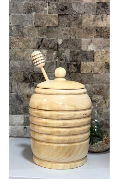 ARİN MODA ARİN HOMTEKS DEN AHŞAP  BAL KAVANOZU