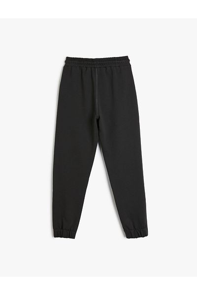 Koton Jogger Sweatpants Pocket Tie Waist Raised Cotton