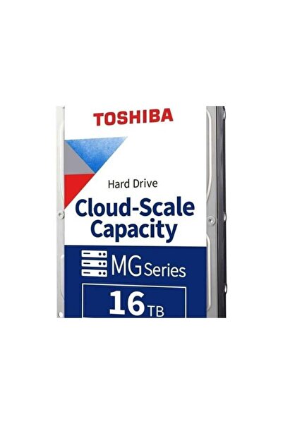 Toshiba 3.5" 16TB MG09ACA16TE 7200 RPM 512MB SATA-3 NAS ve Güvenlik Diski