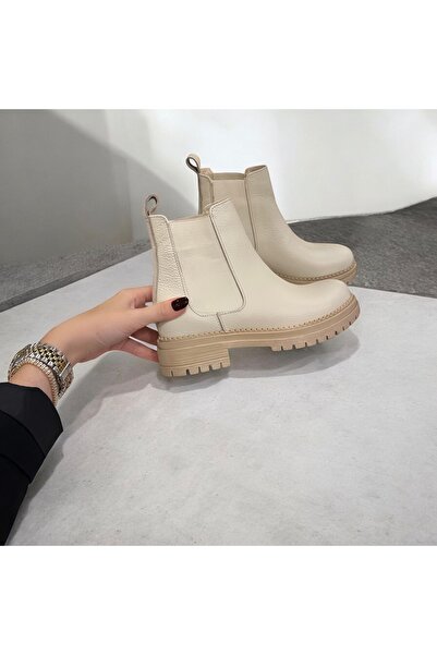 runa shoes chelsea bot hakiki deri kenarı lastikli  bot