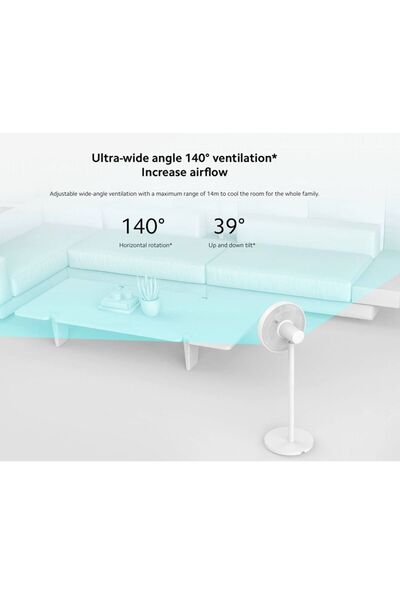 Xiaomi Mi Smart Ayaklı Vantilatör 15 w Beyaz