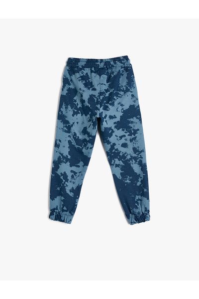 Koton Cotton Jogger Sweatpants - Batik Pattern and Tie Waist
