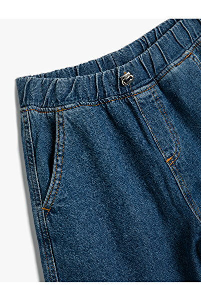 Koton Parachute Jogger farmer nadrág pamut rugalmas derékzseb - ejtőernyős farmernadrág