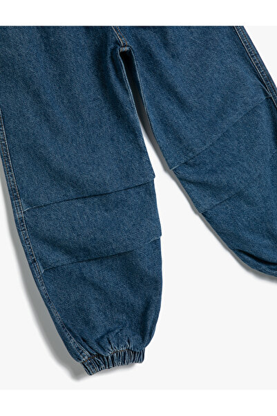 Koton Parachute Jogger farmer nadrág pamut rugalmas derékzseb - ejtőernyős farmernadrág