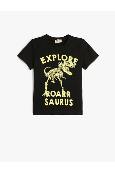 Koton 4skb10090tk Boy's T-shirt Black