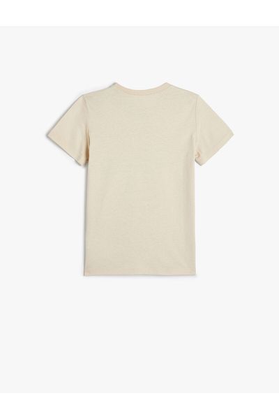 Koton Dinosaur T-Shirt Short Sleeve Crew Neck Cotton