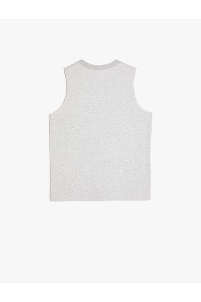 Koton Rundhalsausschnitt mit Athlete-Slogan-Aufdruck