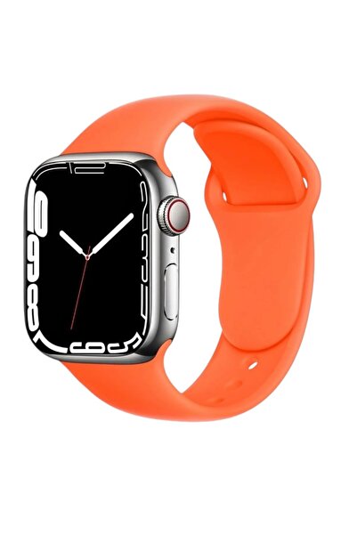 KILIF HOUSE Apple Watch 42 - 44 - 45 - 46 - 49mm Uyumlu Silikon Kordon