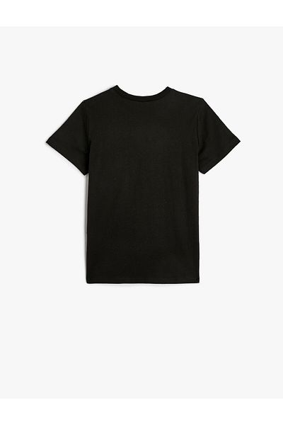 Koton T-Shirt Skateboard Printed Short Sleeve Crew Neck Cotton