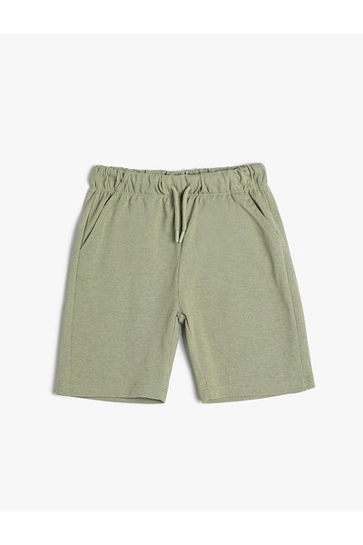 Koton Basic Shorts with Tie Waist and Pockets