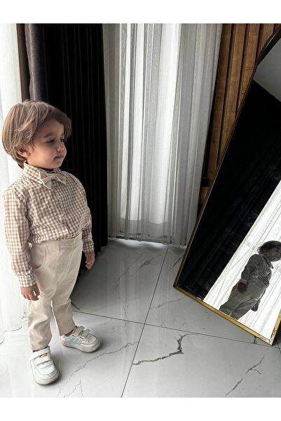 Z KİDS Pitikareli Pantolonlu Erkek Bebek Çocuk Takım