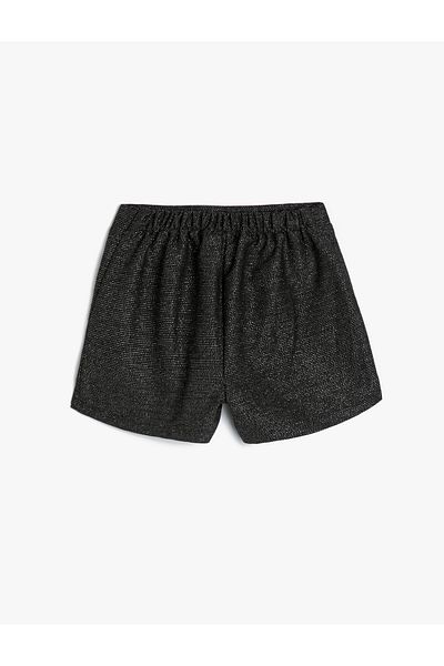 Koton Elastic Waist Shorts Skirt - Pleated Design