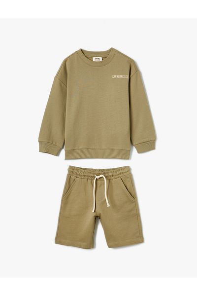 Koton Sweatshirt and Shorts Set - Tracksuit Set